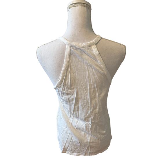 Theory Cutaway Halter Tank Top White S - Picture 5 of 7